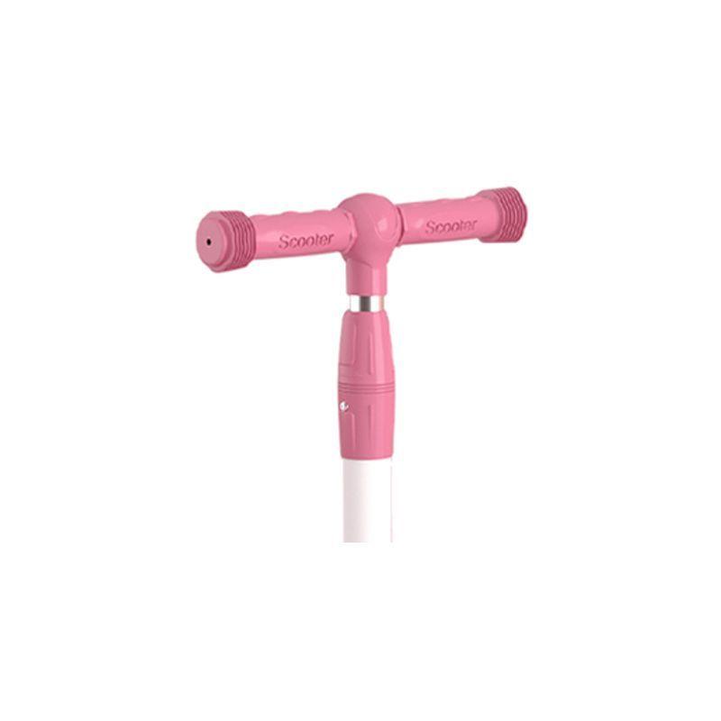 Scooter Infantil Premium Oso Panda Rueda Con Luces Rosado-2