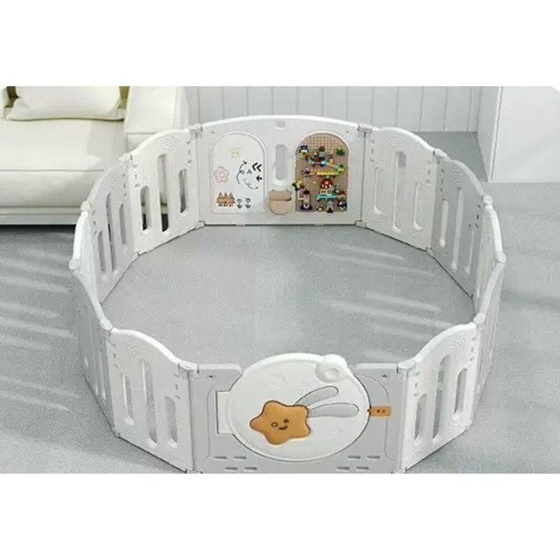 Corral Parque de Juegos XXL con Casita + Tobogán + Alfombra-4