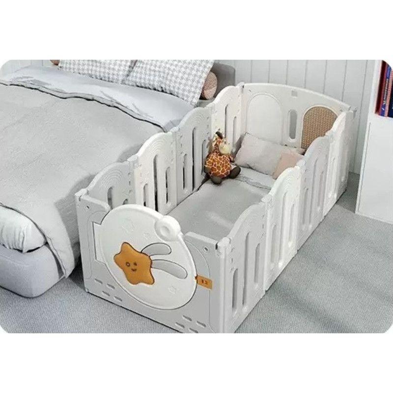 Corral Parque de Juegos XXL con Casita + Tobogán + Alfombra-5