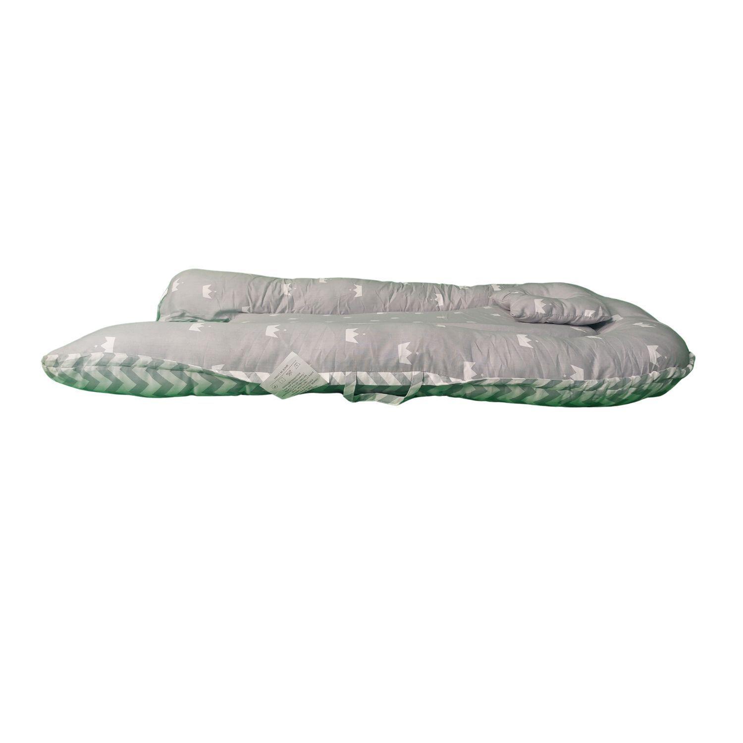 Cama Cojín Nido Colecho Con Almohada De Algodón Reforzada-5