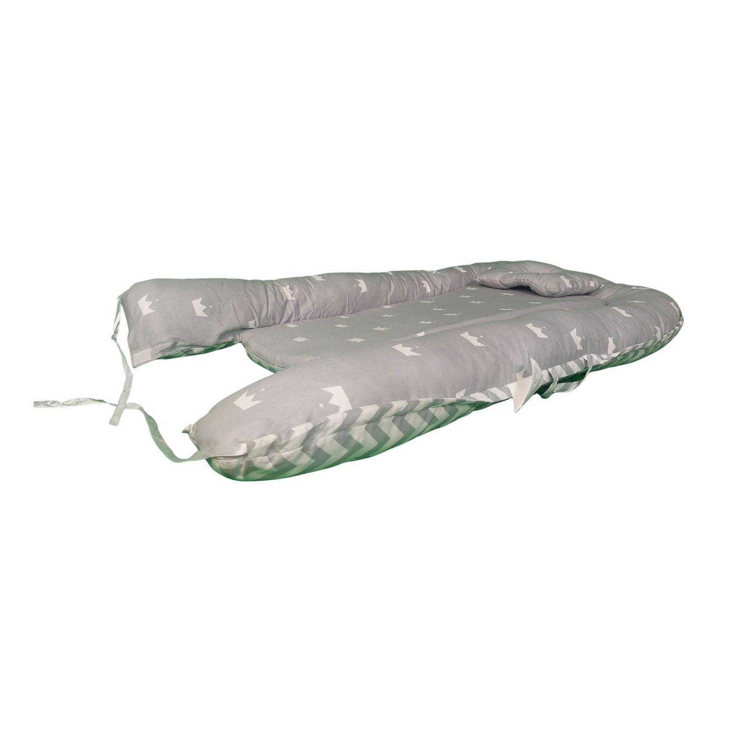 Cama Cojín Nido Colecho Con Almohada De Algodón Reforzada-6