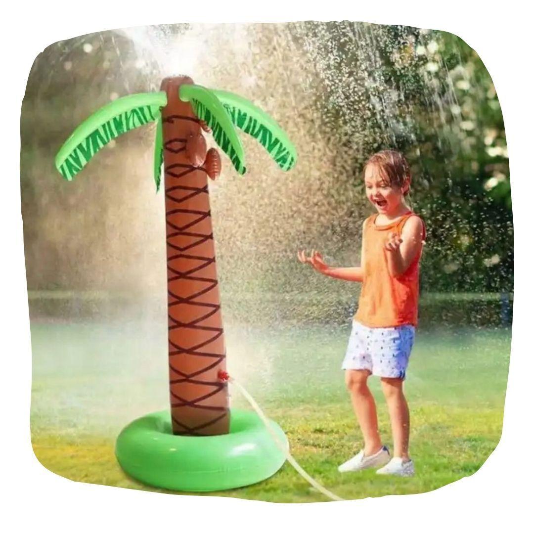 Palmera Inflable con Rociadores y Conexión a Manguera-5