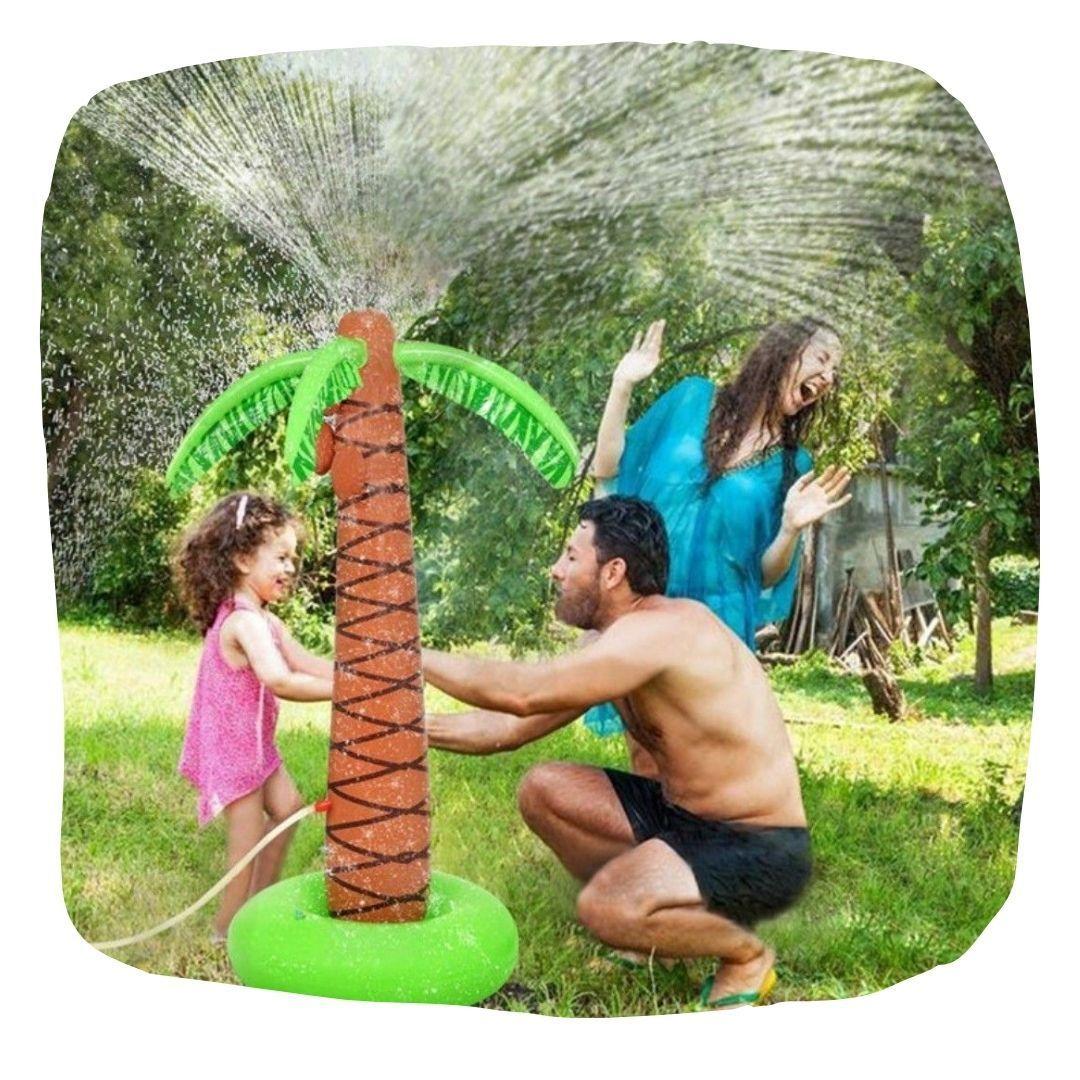 Palmera Inflable con Rociadores y Conexión a Manguera-6