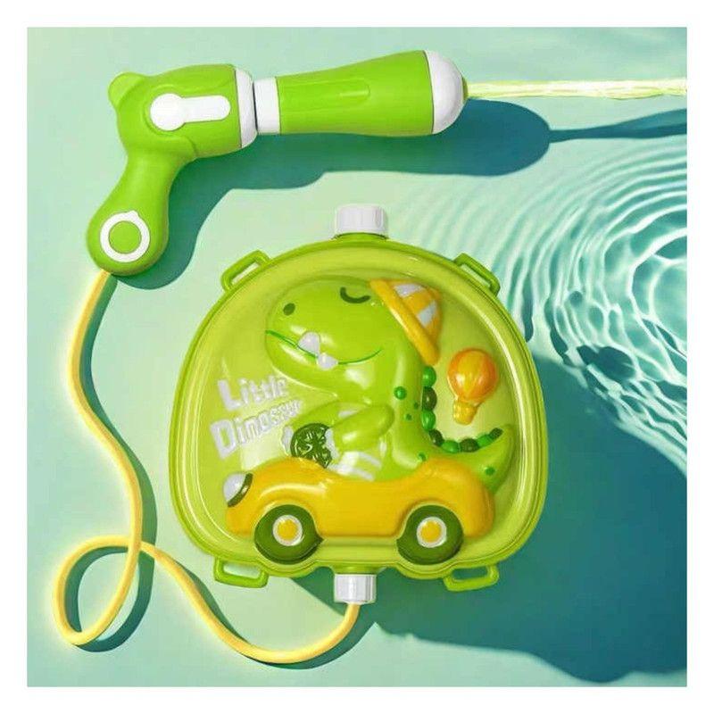 Juguete Pistola Lanzador De Agua Con Mochila 2 Litros Dino-3
