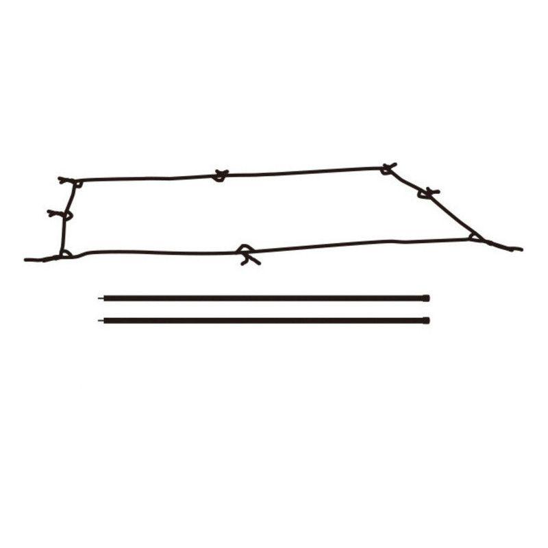 Carpa Toldo de Lona Impermeable Anti-UV Sombra Asegurada 4x3m con 6 Ángulos-4