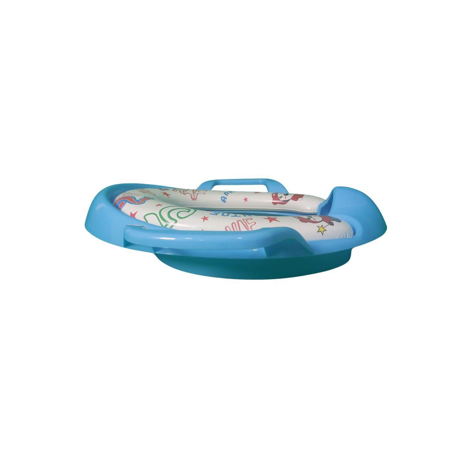 Adaptador para WC Suave y Acolchonado con Asas Bebé Celeste-3