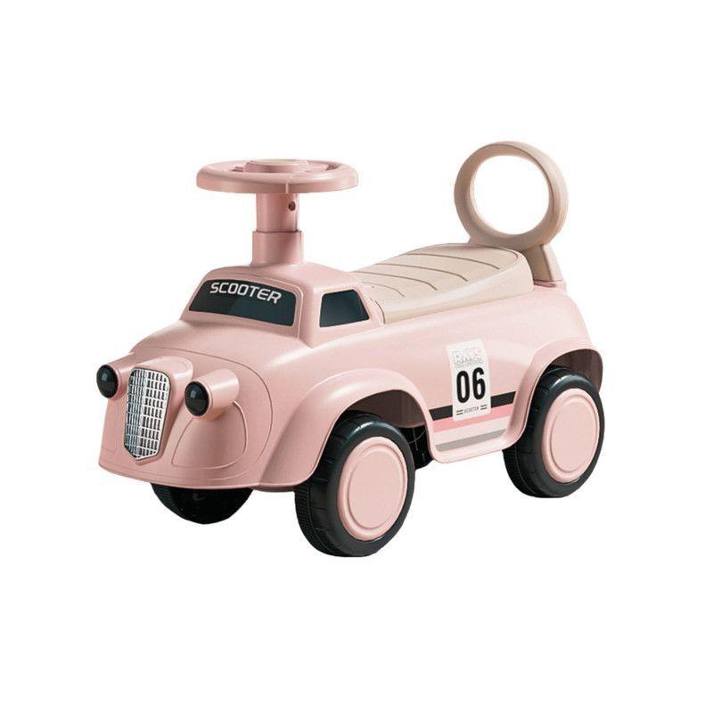 Andador Correpasillos COCHE Infantil Con Música Rosa-0