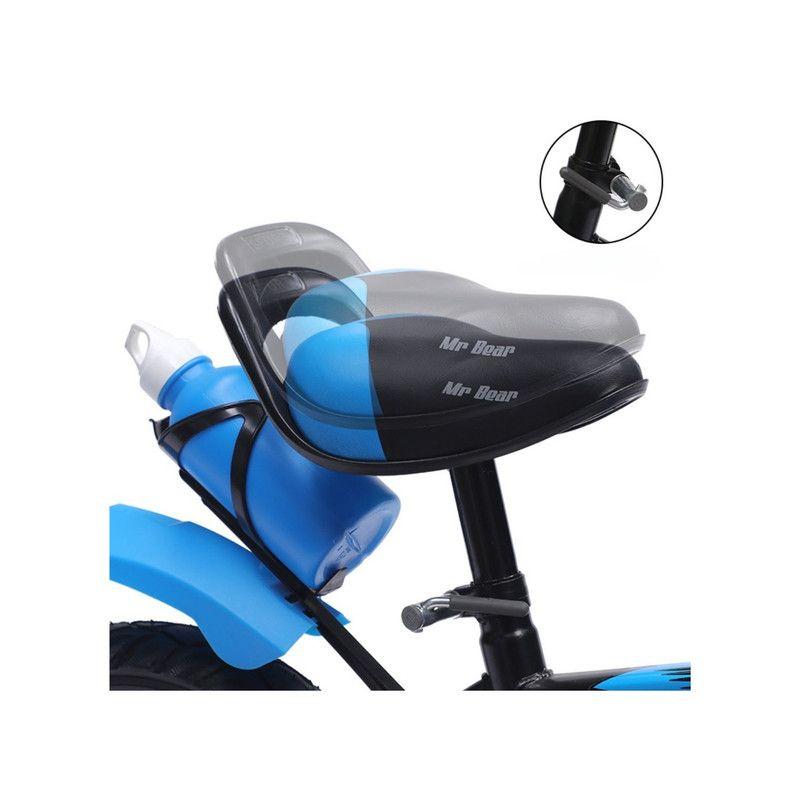 Bicicleta Aro 20 con Cesta, Ruedas Luces y Botellón de Agua Azul-2