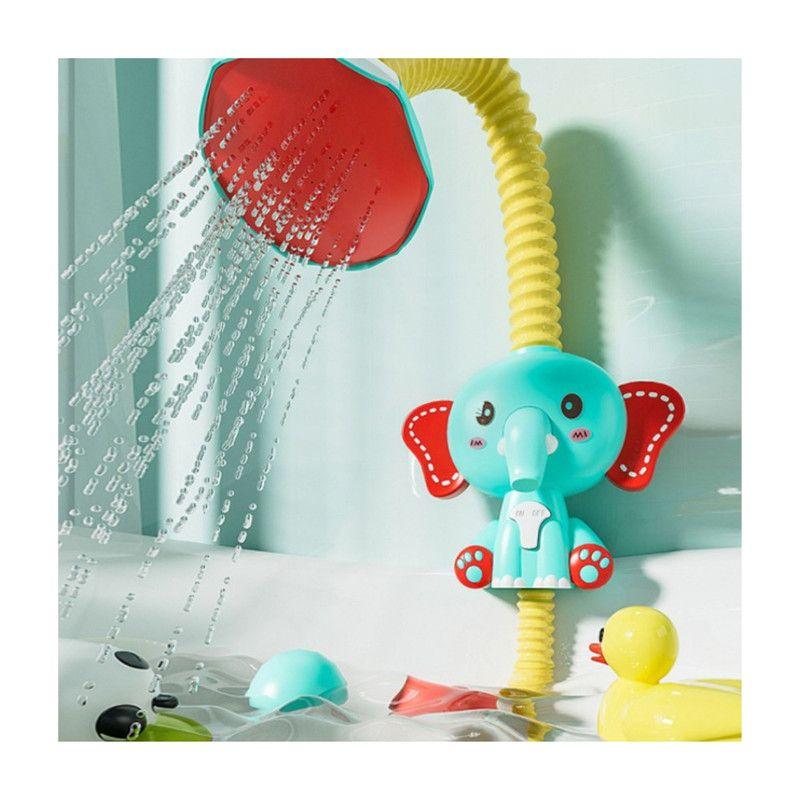 Juguete Lanza Agua para Baño Bebé Elefante -2