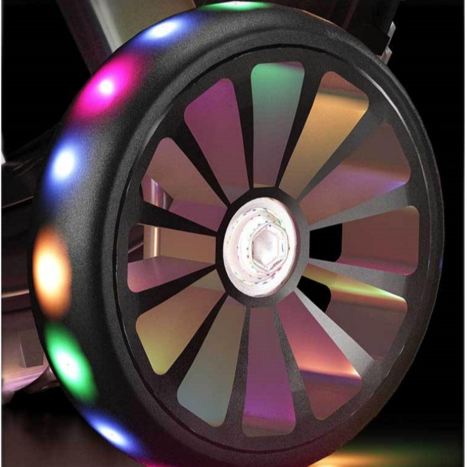 Bicicleta Infantil Aro 12 con Cesta, Ruedas y Botellón de Agua Rosado-2