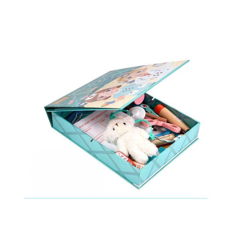 Juguete Didáctico Dental Para Niños En Madera Celeste-5