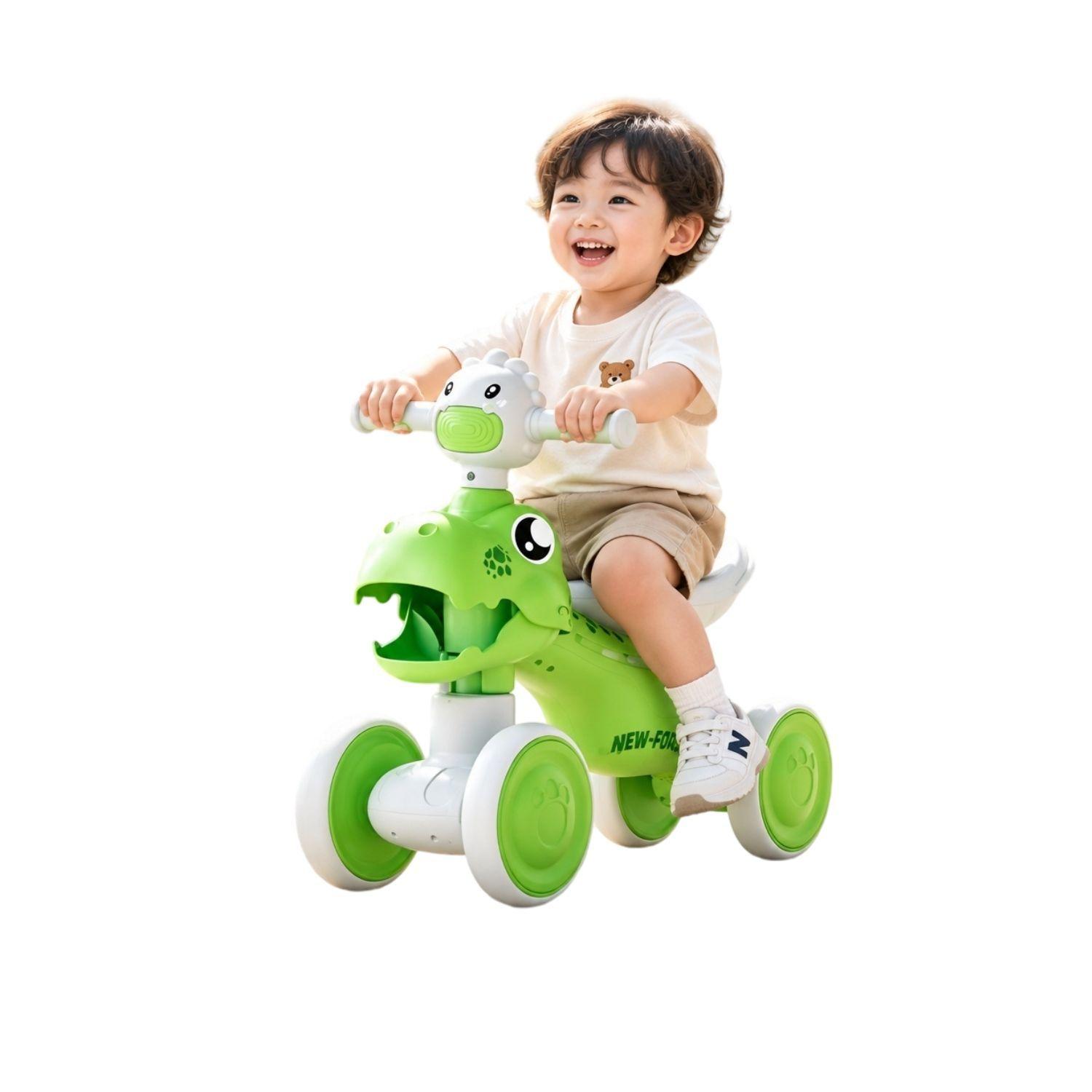 Andador Correpasillos con Música Y Luces  Dino Max Verde-0