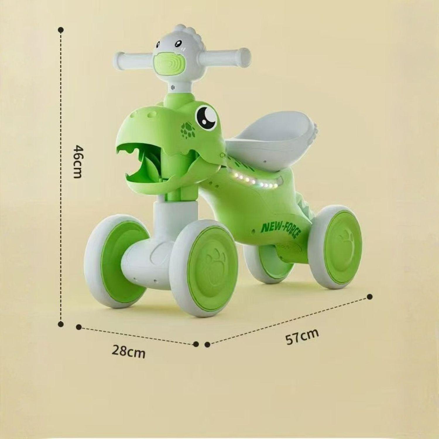Andador Correpasillos con Música Y Luces  Dino Max Verde-5
