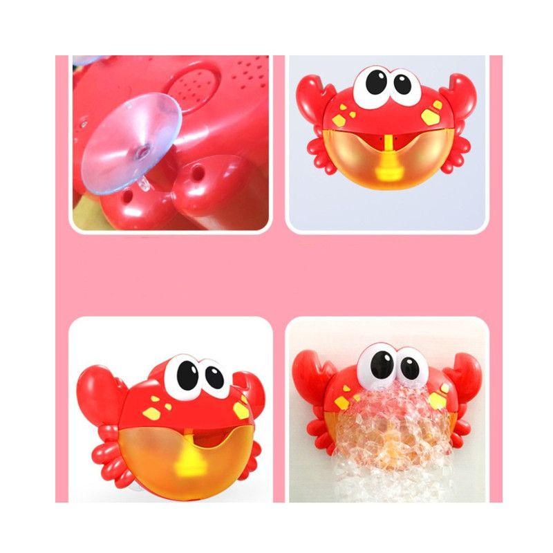 Juguete Lanza Burbujas para Baño Bebe Cangrejo-3