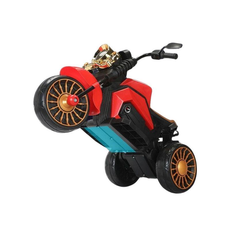 Motocicleta Eléctrica Infantil Clásica Roja-2