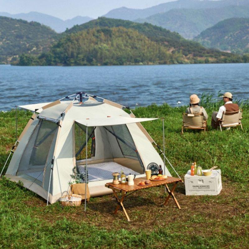 Carpa 3 Estaciones Premium para 5 Personas con Techo Largo Anti-UV 2000 mm-2