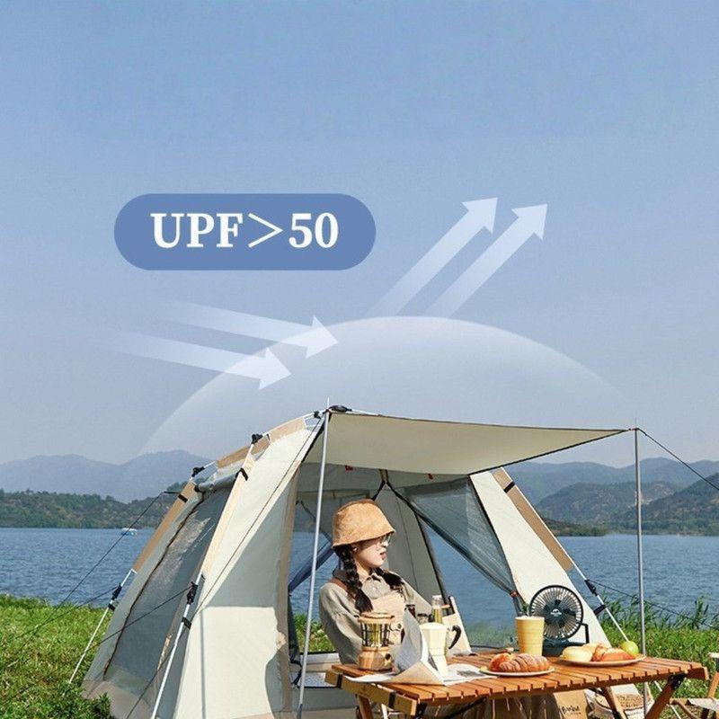 Carpa 3 Estaciones Premium para 5 Personas con Techo Largo Anti-UV 2000 mm-3