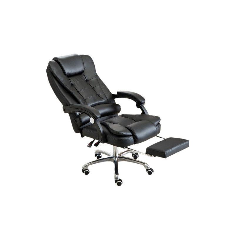 Silla Ejecutiva Ergonómica con Masaje y Reposapiés, de Eco Cuero-2