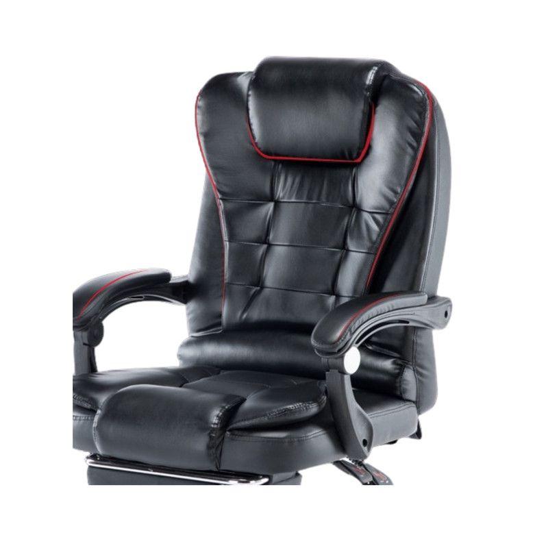 Silla Ejecutiva Ergonómica con Masaje y Reposapiés, de Eco Cuero-3