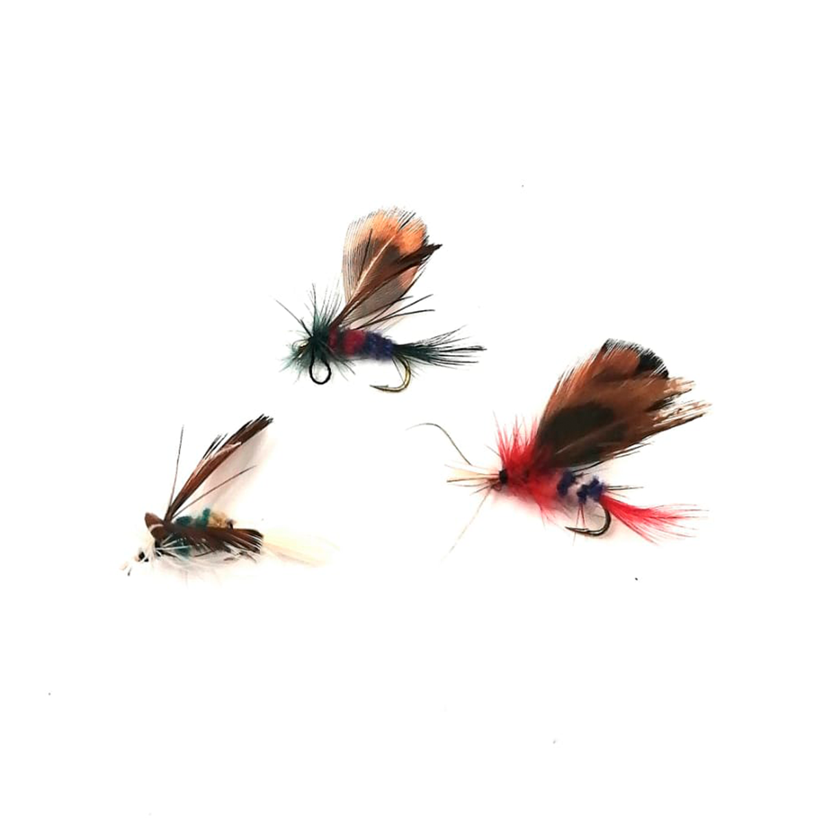Set De 9 Señuelos Mosca Para Pesca Con Alas-2