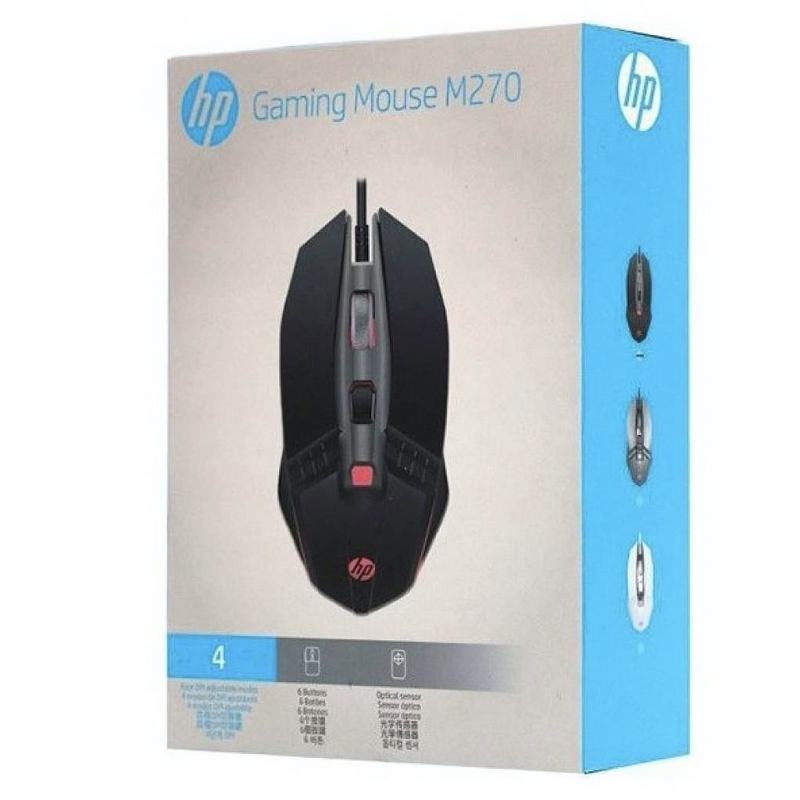 MOUSE GAMER HP M270 6 BOTONES 4 DPI CHROMA-3