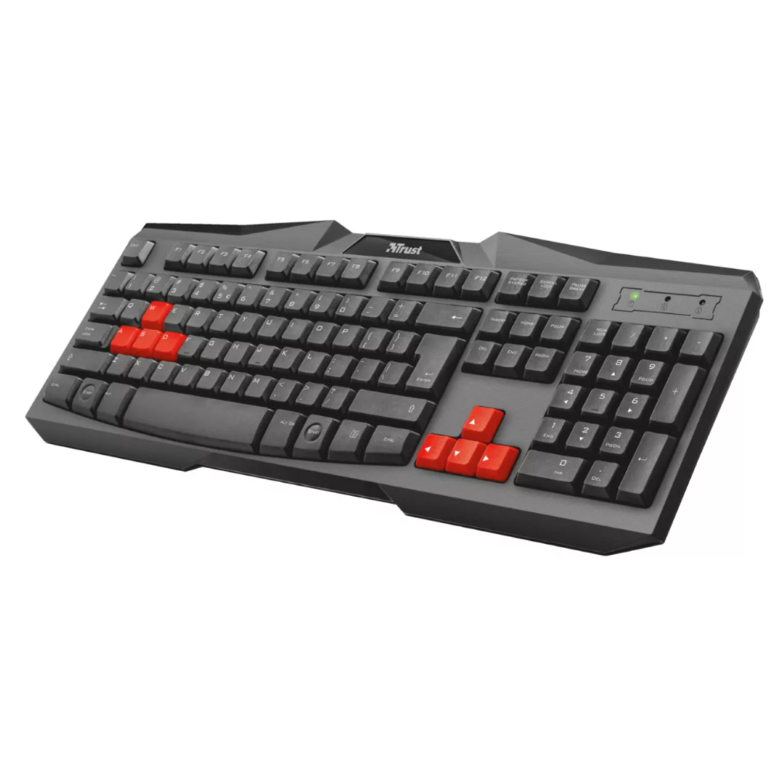 Kit Gamer Trust Ziva Teclado Mouse Audífono Mousepad-2