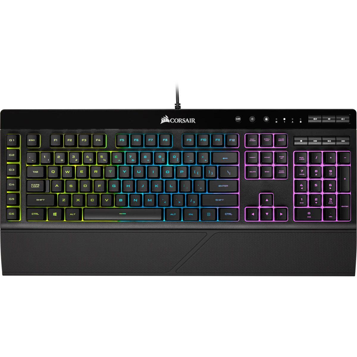Combo Gamer Corsair Teclado K55 + Mouse Harpoon-2