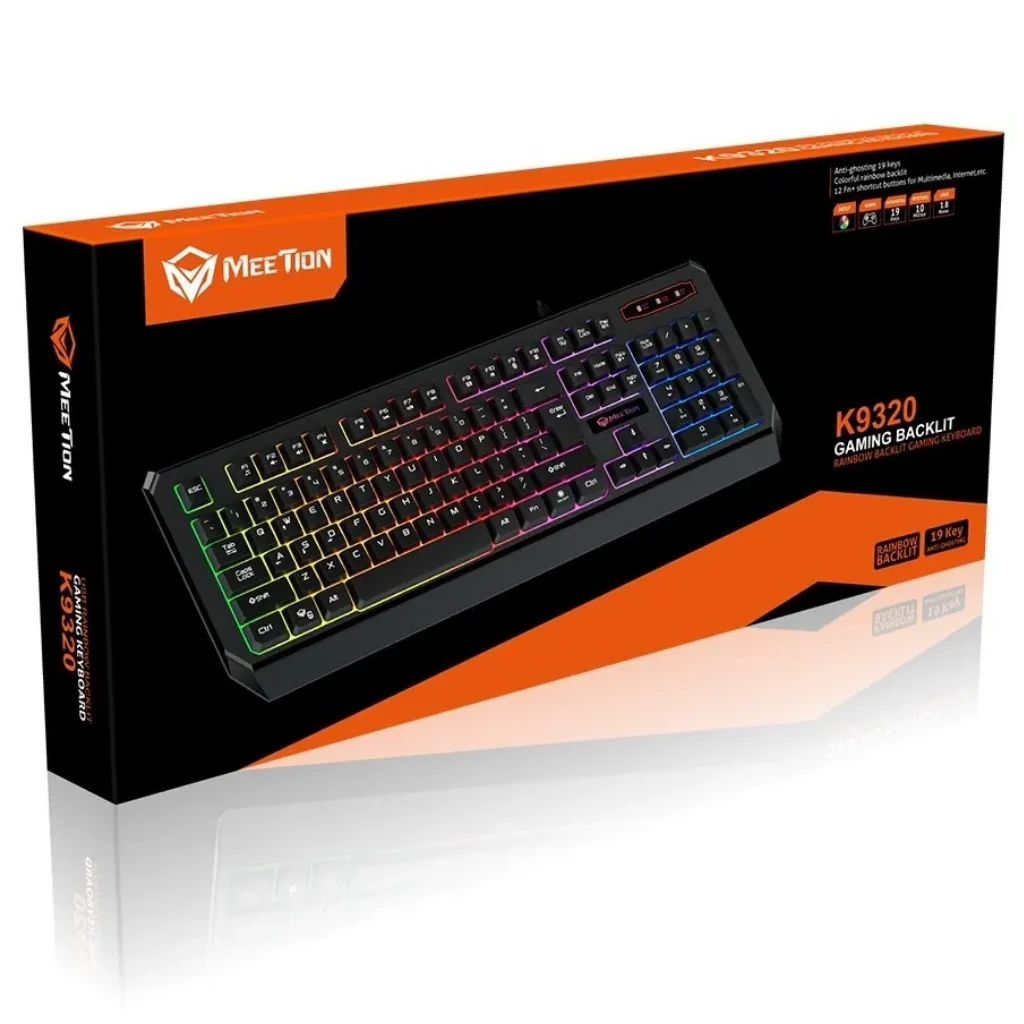 TECLADO GAMER MEETION K9320 NEGRO-7