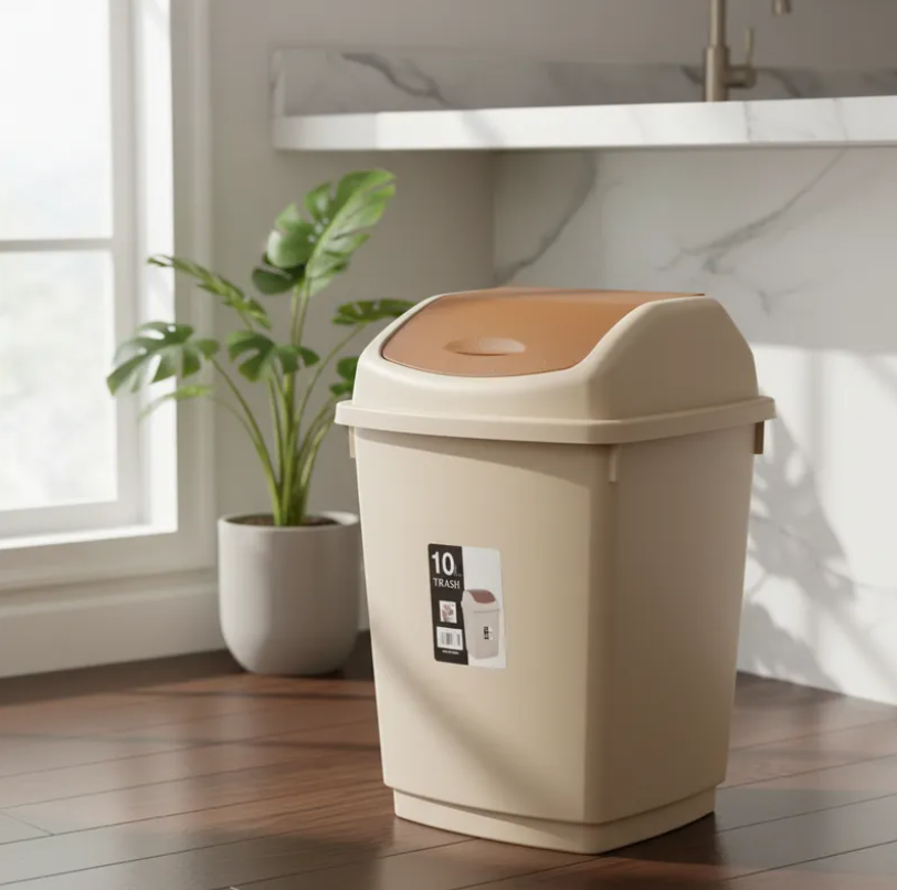 Basurero Plastico 25l Con Tapa Vaiven-3