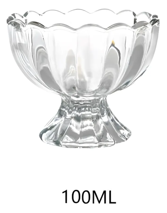 Set 6 Copa De Vidrio Para Postre O Helado 100ml-2