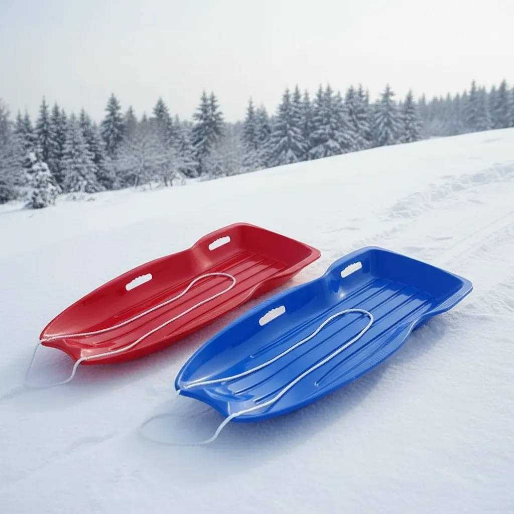 Trineo De Nieve Deslizante Grande Con Cuerda Familiar 120cm-2