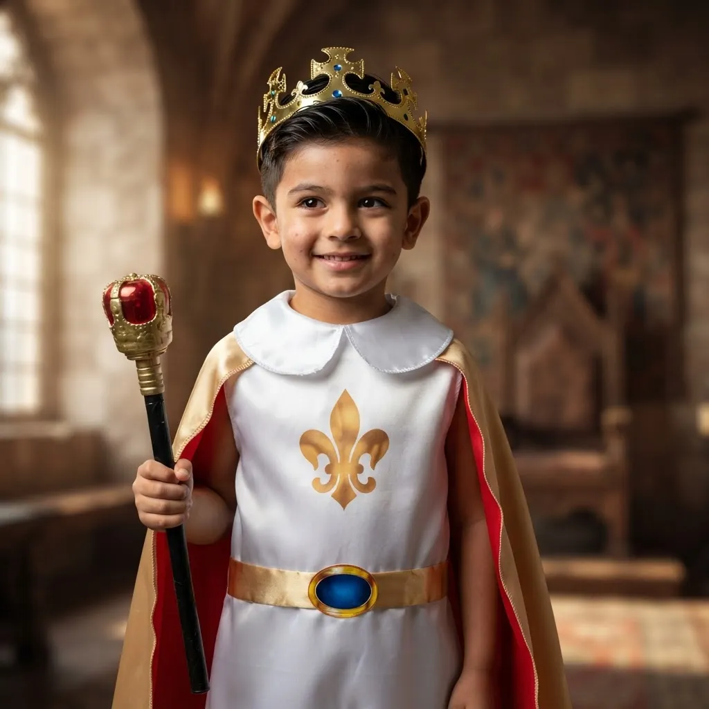 Disfraz De Rey infantil Con Accesorios-1