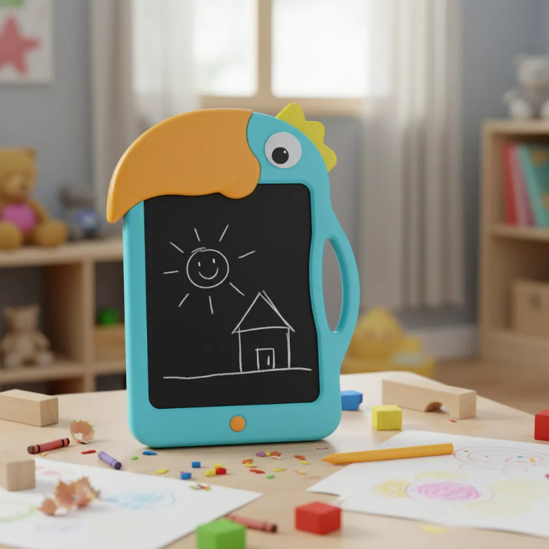 Pizarra M gica Lcd 12 Pulgadas Infantil Dise o Loro-3