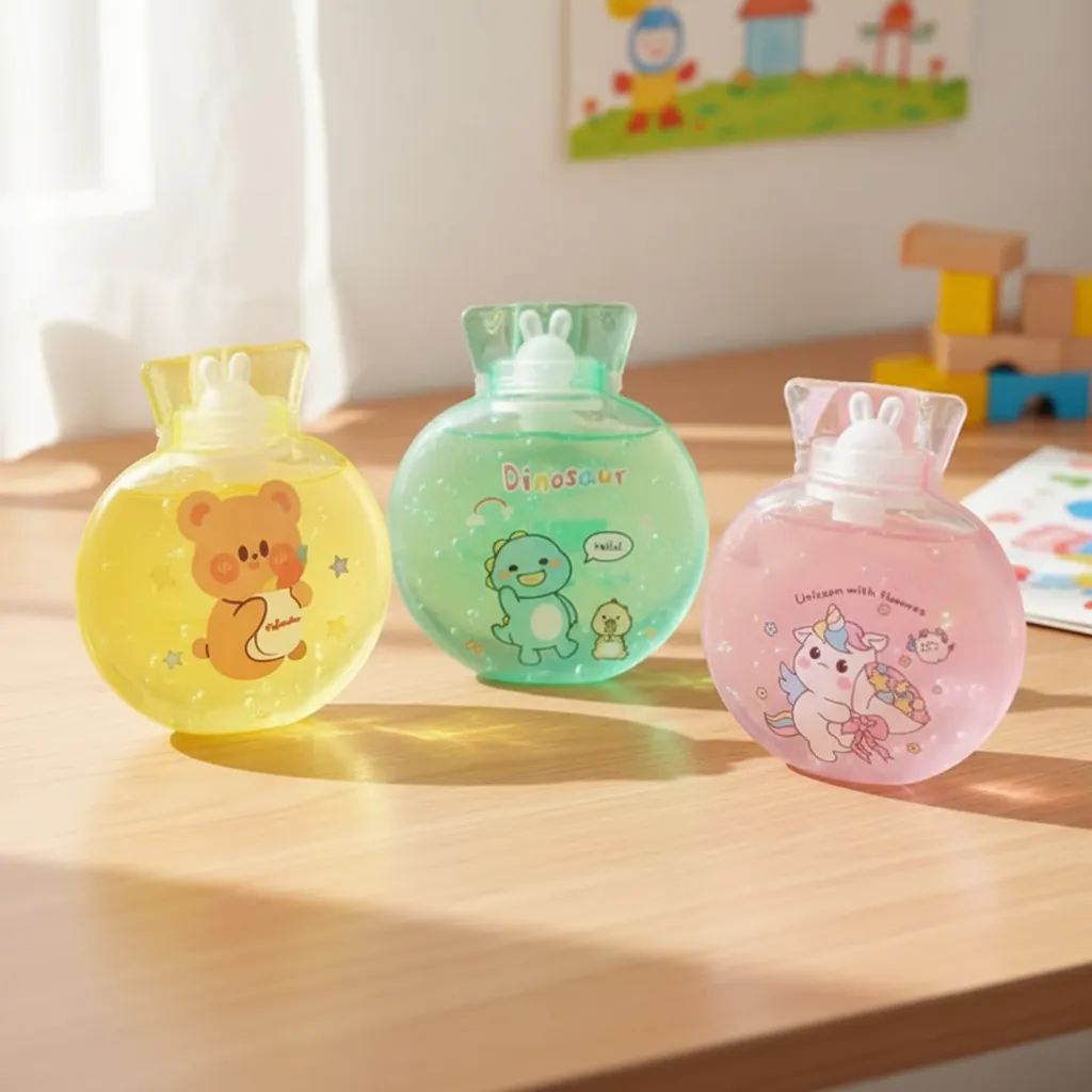 Set 2 Guatero Mini Circular Infantil Kawaii 300ml-2