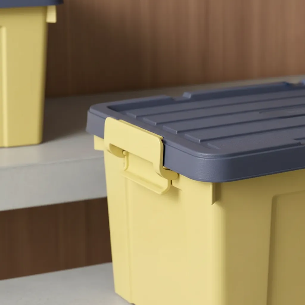 Caja Organizadora Plastica 15 Lt Con Tapa 38x28x22cm-2