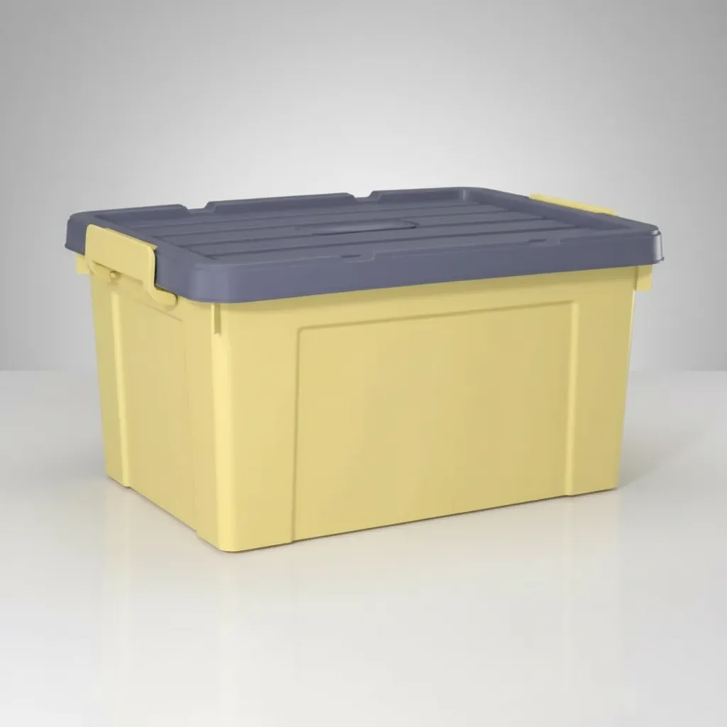 Caja Organizadora Plastica 15 Lt Con Tapa 38x28x22cm-3