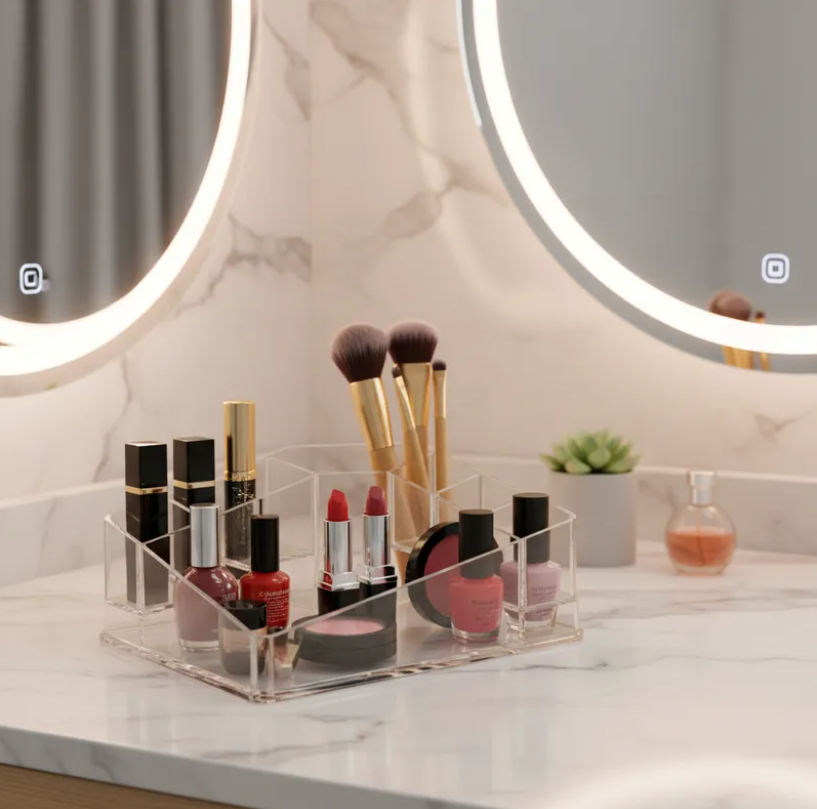 Organizador Acr lico Transparente para Maquillaje 7x13 5cm-5