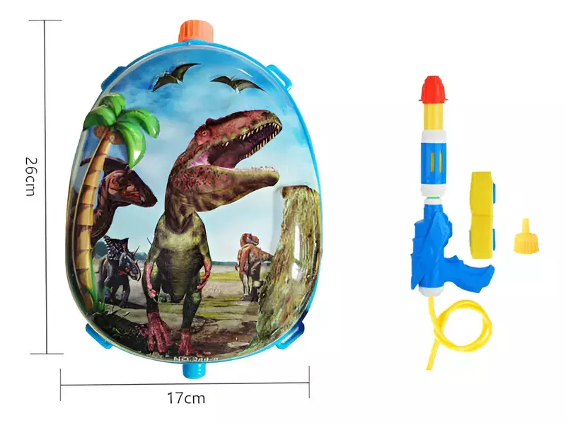 Pistola De Agua Con Mochila Dise o Dinosaurio T rex-2