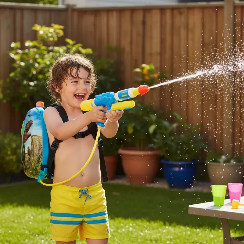 Pistola De Agua Con Mochila Dise o Dinosaurio T rex-3