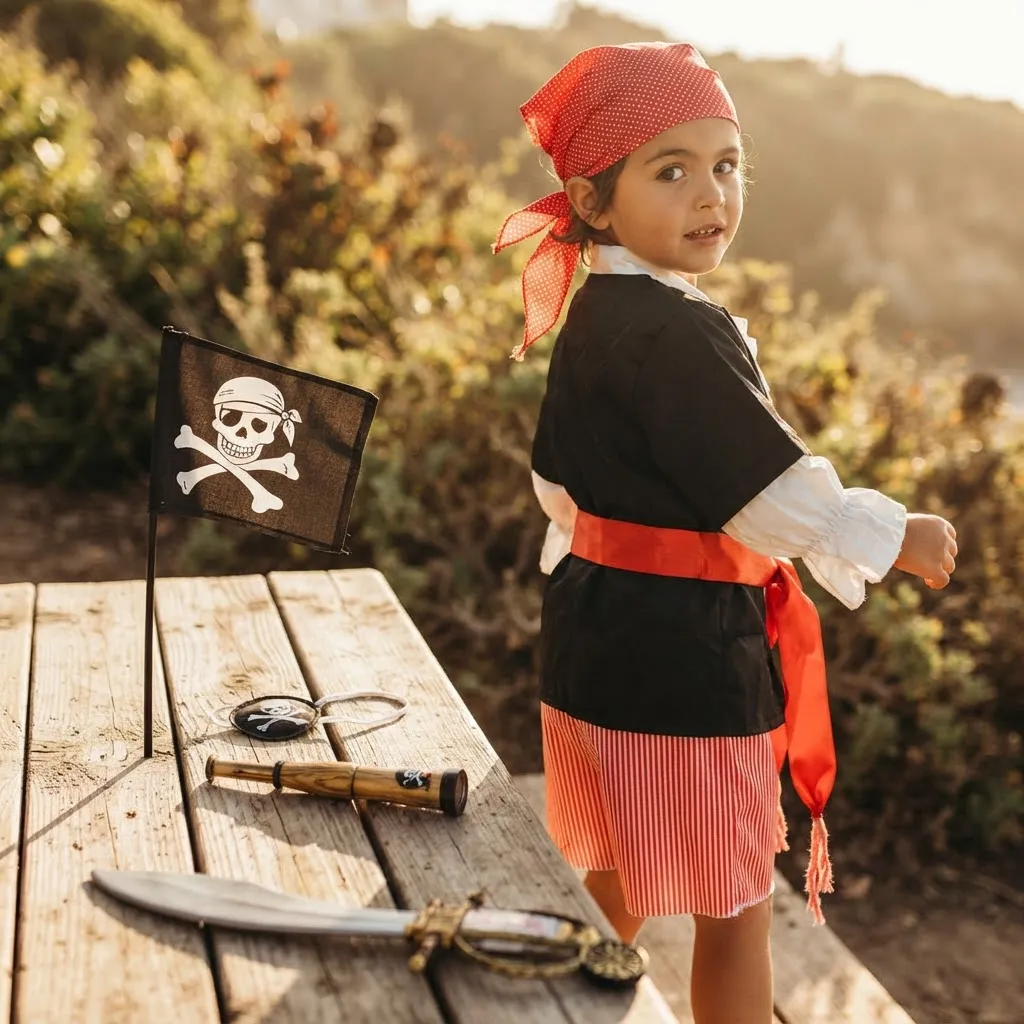 Disfraz De Pirata Con Accesorios-2