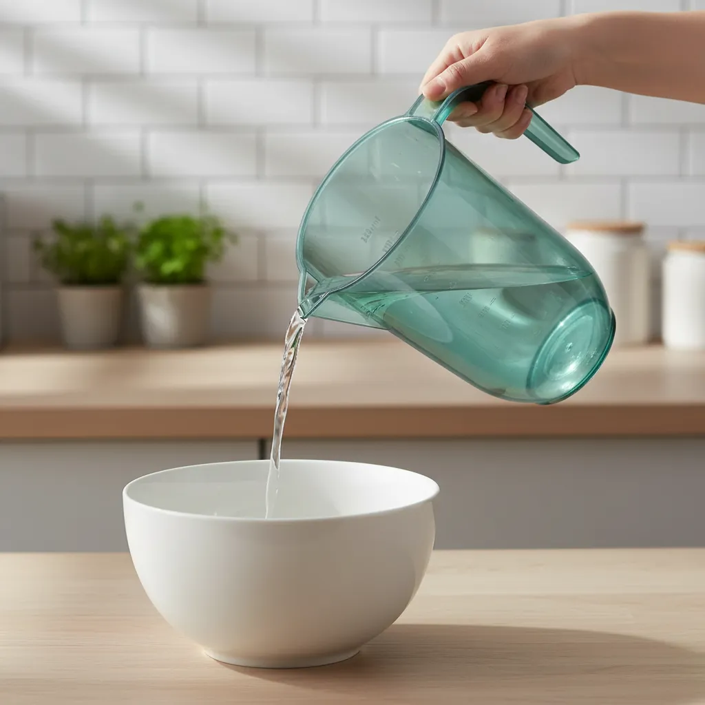 Jarra medidor de plastico con asa y pico  1500ml-2