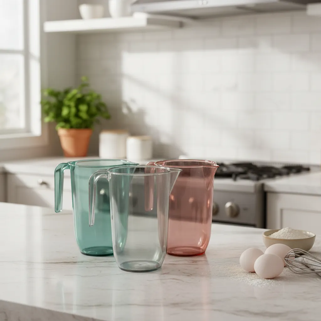 Jarra medidor de plastico con asa y pico  1500ml-3