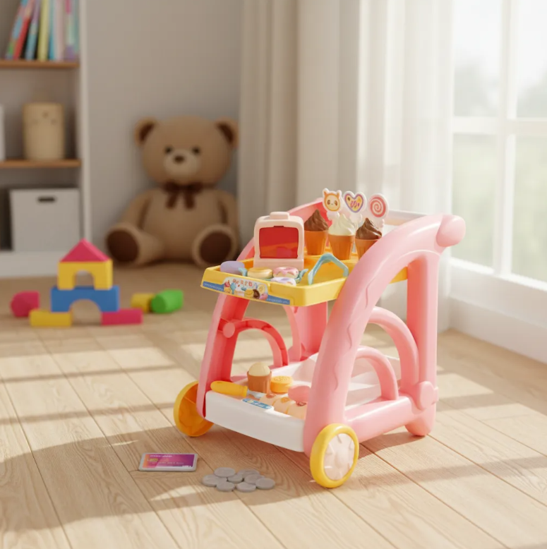 Juguete Cocina Carrito De Helados-4