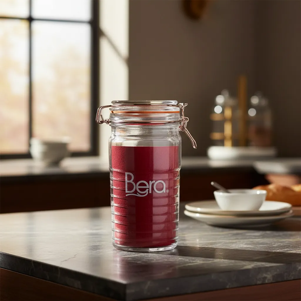 Frasco De Vidrio Hermetico 1400ml Con Tapa Multiuso-0