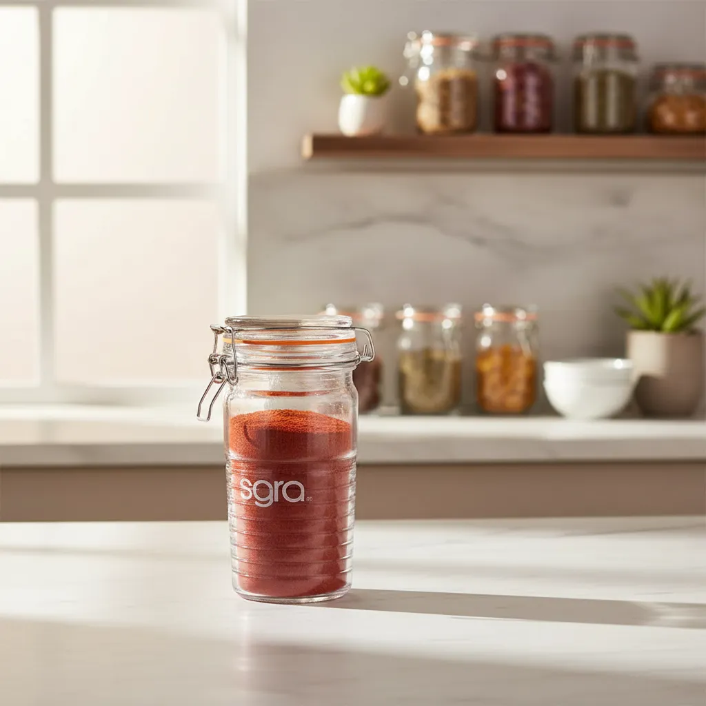 Frasco De Vidrio Hermetico 1400ml Con Tapa Multiuso-2
