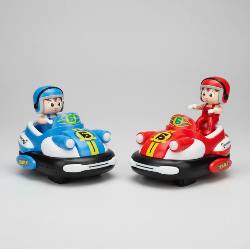 Autos Chocadores Batalla A Control Remoto Luz Y Sonido-3