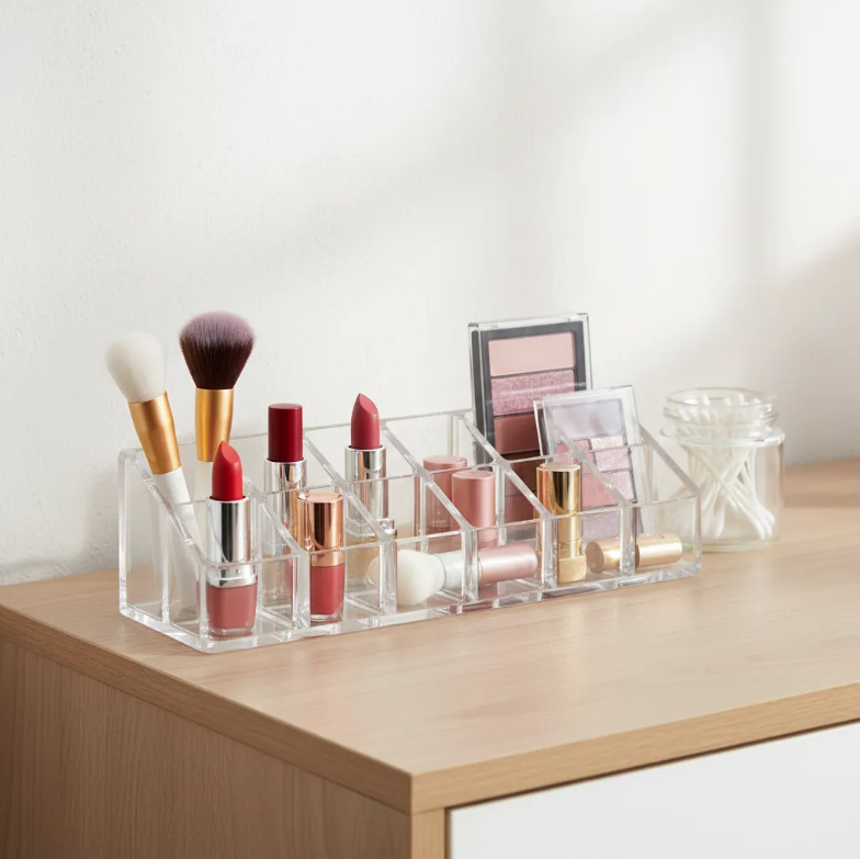 Organizador Acr lico Para Maquillaje 12 Compartimentos-4