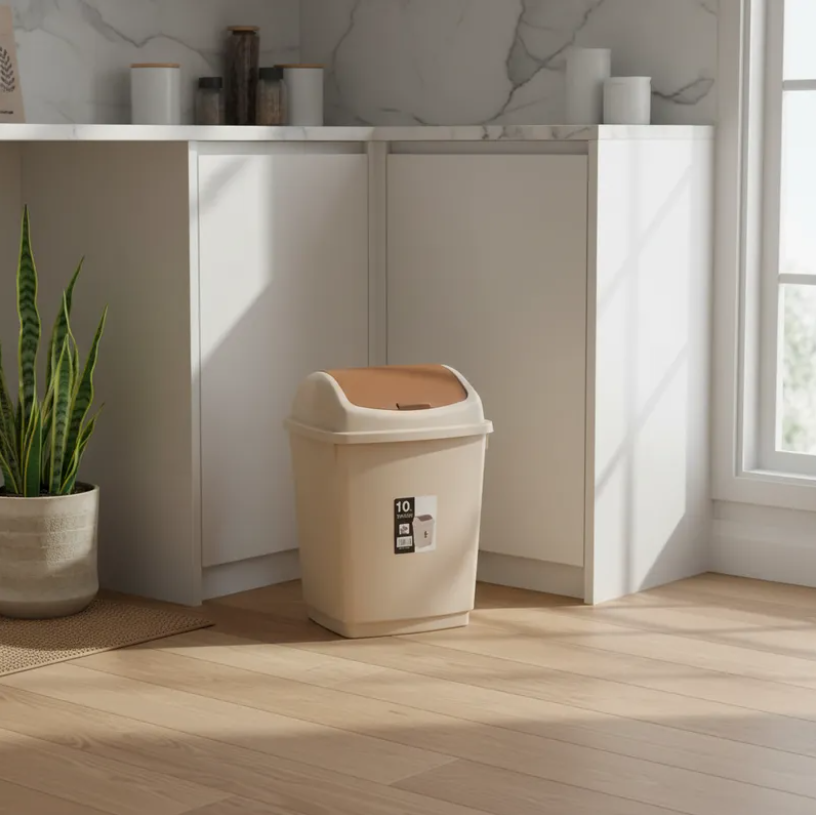 Basurero Plastico de 15 L con tapa-4