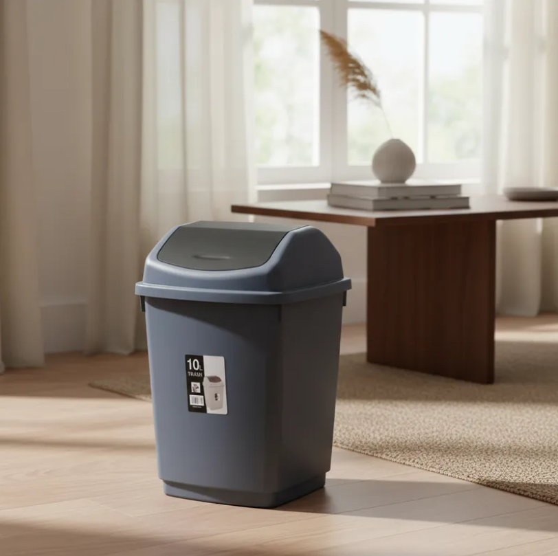 Basurero Plastico de 15 L con tapa-6