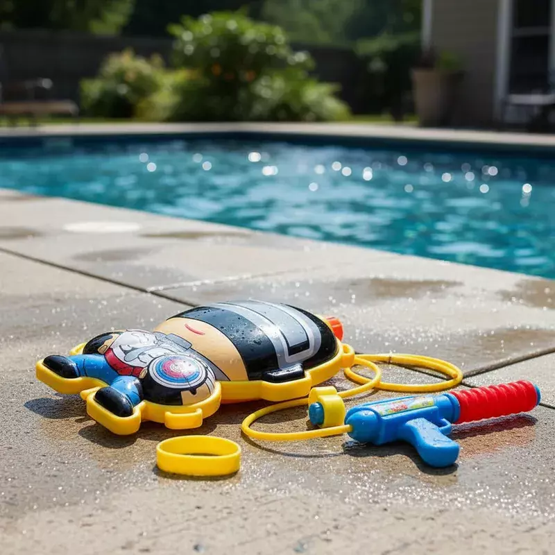 Mochila Pistola De Agua Dise o Soldado-3